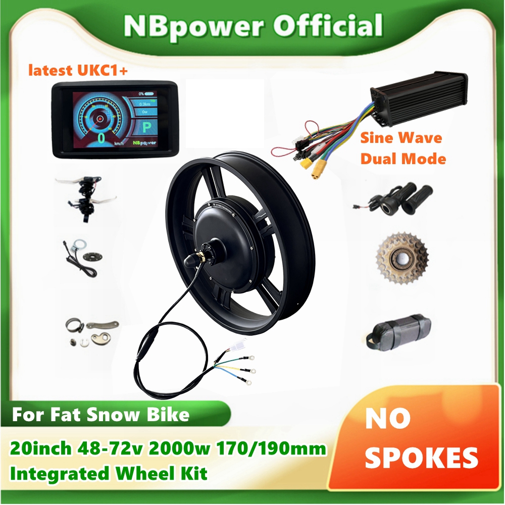 NBP 20 cali 48-72v 2000W 170/1 – 72V 5000W Hub Motor Kit recenzja i cena