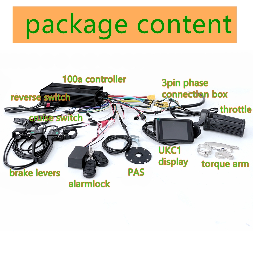 Zestaw do konwersji roweru ele – Ebike Conversion Kit 72V 3000W recenzja i cena